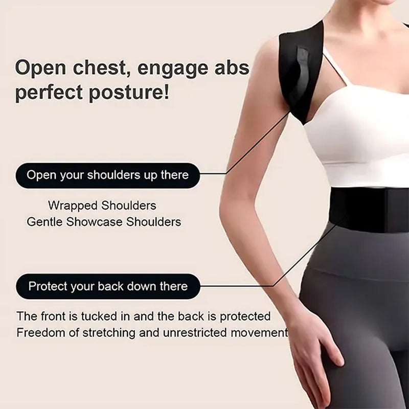 Summervibes Adjustable Posture Corrector - Breathable Back Brace for Men and Women, Lumbar Support & Upper Back Pain Relief, Perfect for Under Clothes