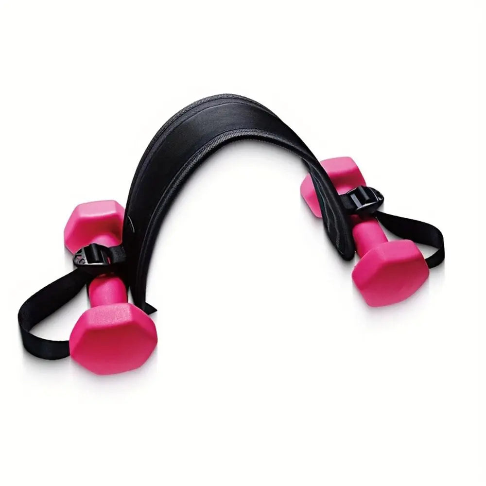 Ultimate Adjustable Dumbbell Belt for Hip Thrusts - Durable & Portable Fitness Accessory for Glutes Workout at Home Gym