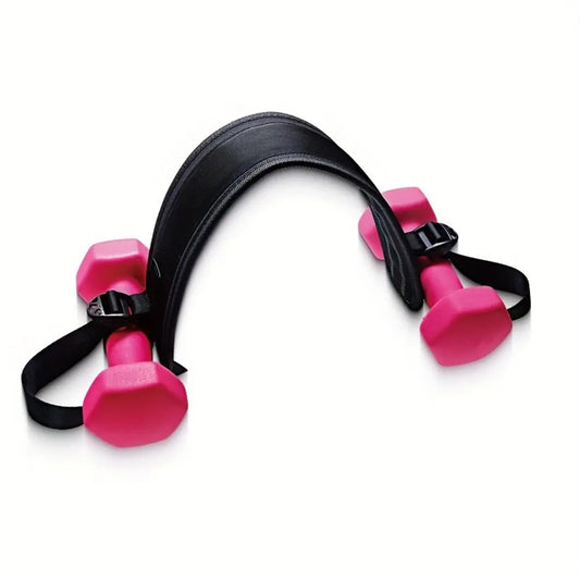 Ultimate Adjustable Dumbbell Belt for Hip Thrusts - Durable & Portable Fitness Accessory for Glutes Workout at Home Gym