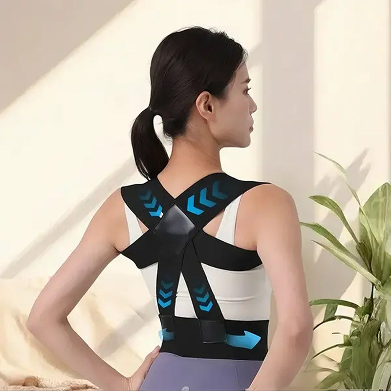 Summervibes Adjustable Posture Corrector - Breathable Back Brace for Men and Women, Lumbar Support & Upper Back Pain Relief, Perfect for Under Clothes