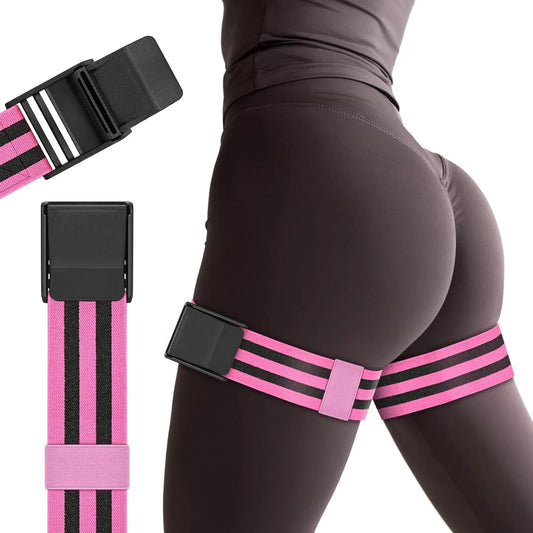 Ultimate Upgrade Booty Bands for Glute & Hip Building - Adjustable BFR Training Bands for Men & Women