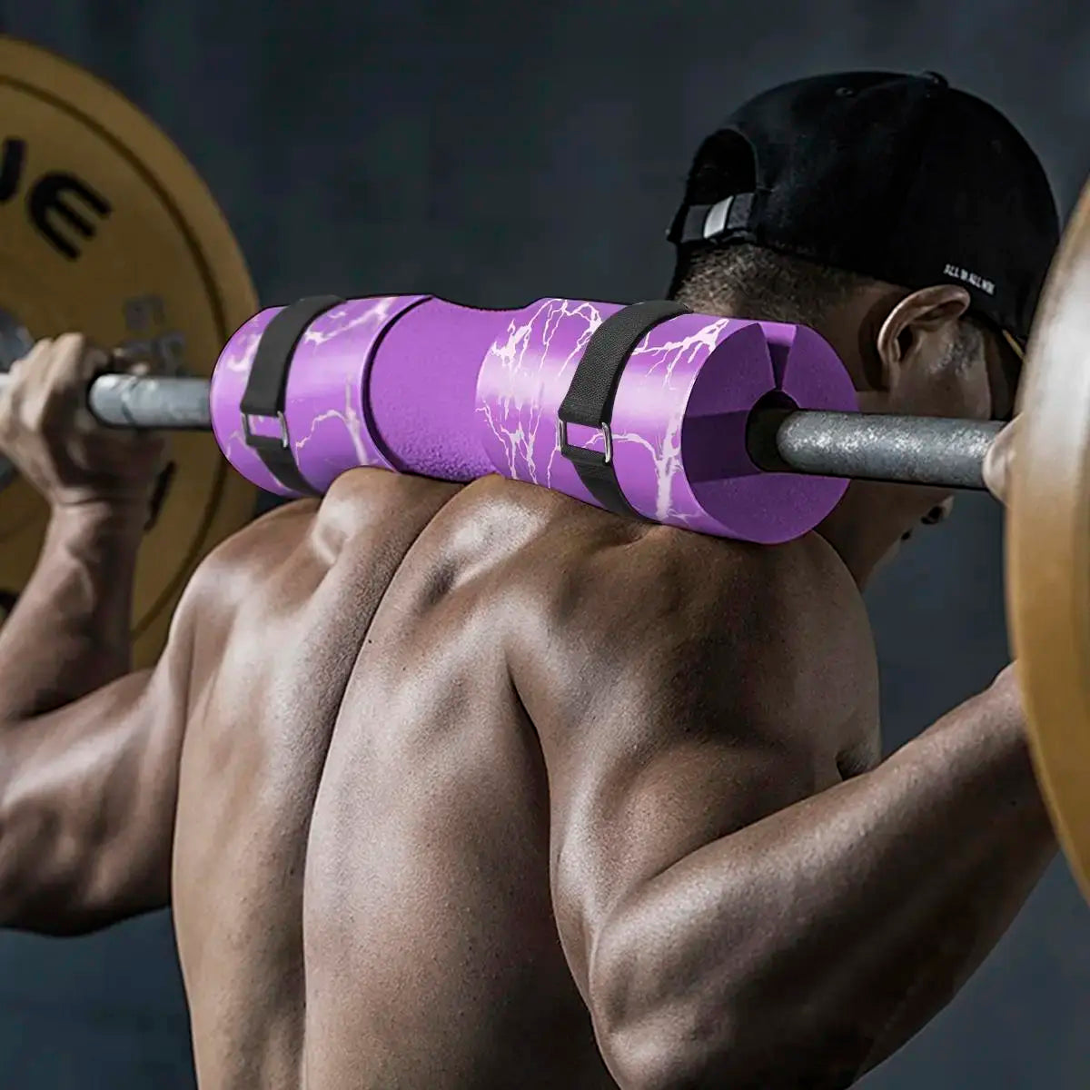 Ultimate Foam Barbell Pad with Straps - High Density Hip Thrust & Squat Cushion for Maximum Comfort and Support in the Gym