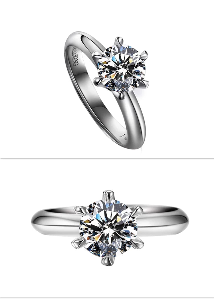 Le Champion — Anillo de Diamante Lab de 0.5 CT en Platino 950.