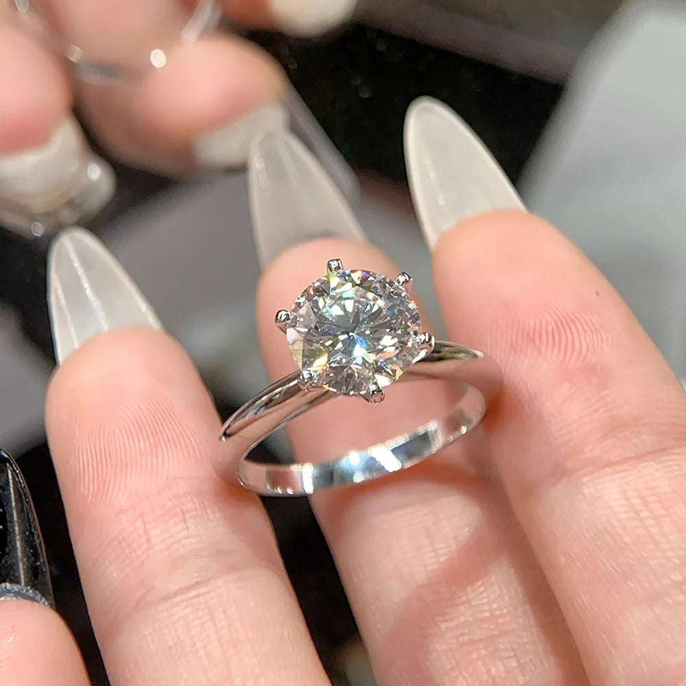 The classic one- Anillo con Diamante corte Brillante 1 Ct IGI D VS1.