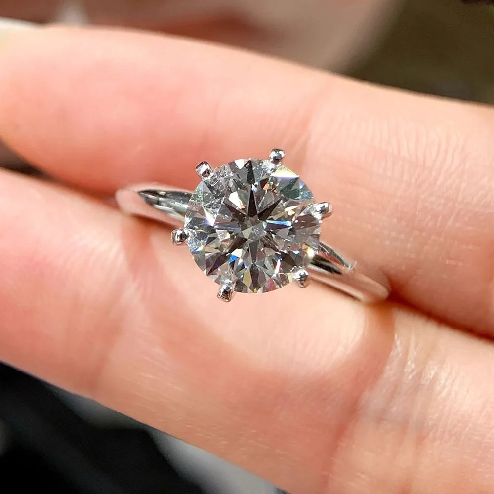 The classic one- Anillo con Diamante corte Brillante 1 Ct IGI D VS1.