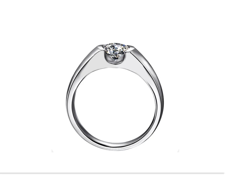 Élysée — Anillo de Diamante Lab 0.10 CT en Platino 950
