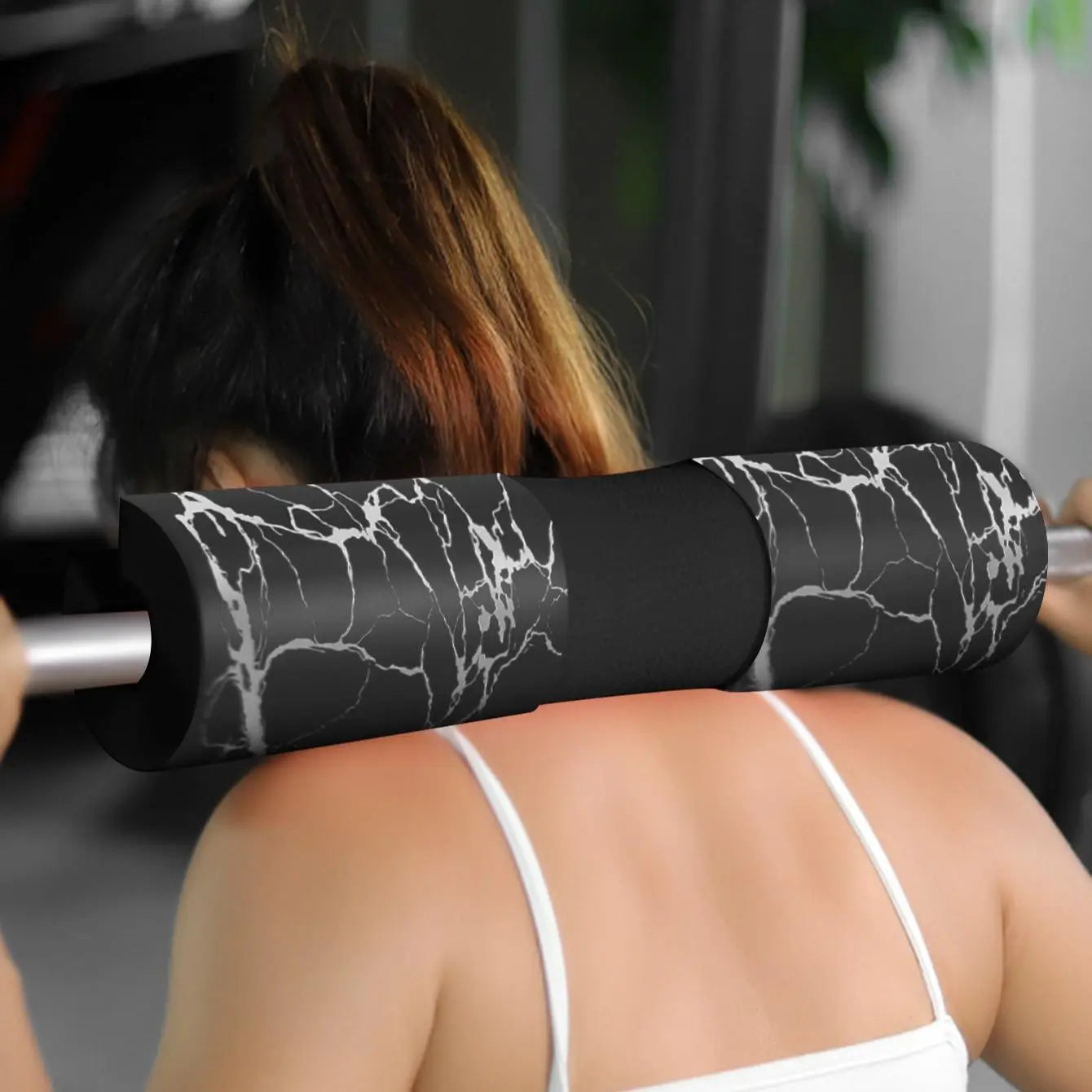 Ultimate Foam Barbell Pad with Straps - High Density Hip Thrust & Squat Cushion for Maximum Comfort and Support in the Gym